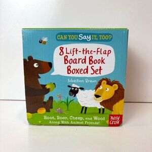 Can You Say It Too?  8 Lift-The-Flap Board Books Boxed Set Sebastien Braun Kids